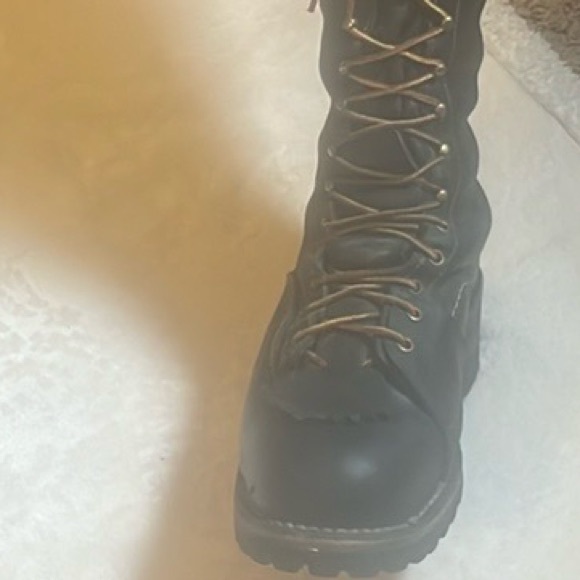 Wesco Black Leather 16” Lineman’s Boots - Picture 10 of 11